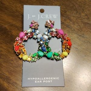 J Crew Rainbow earrings